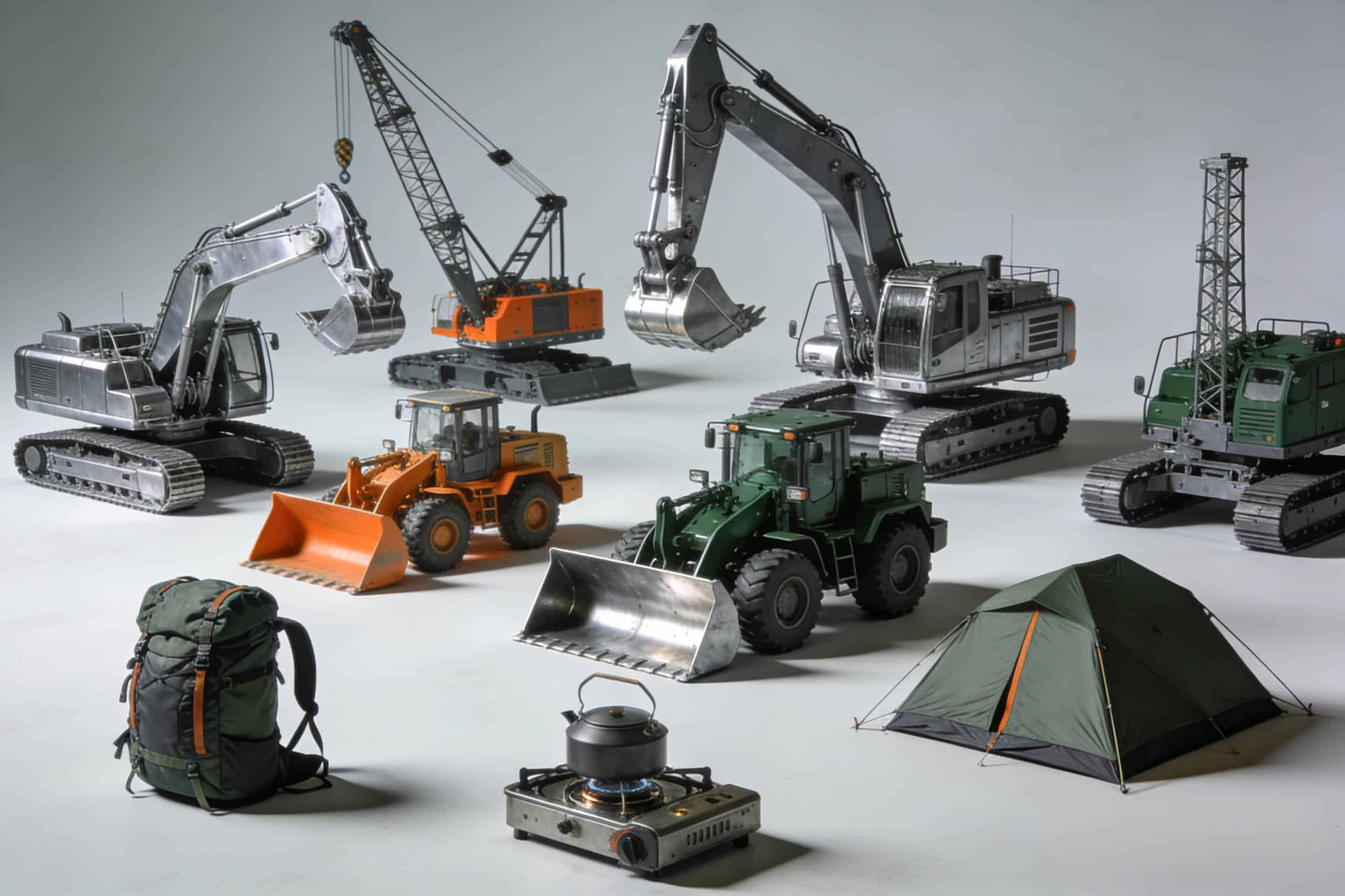 Heavy equipment and outdoor equipment