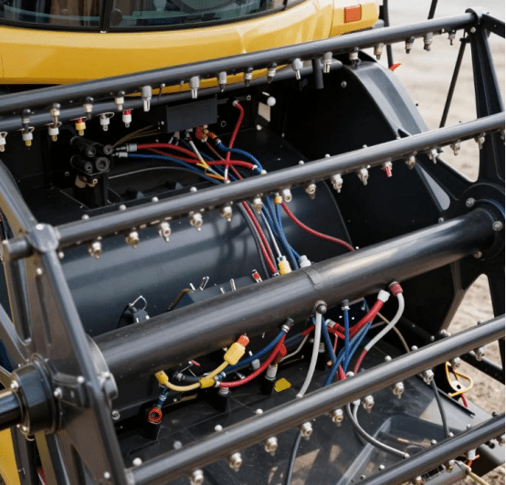 حالة أسلاك أسلاك المعدات الزراعية في حصادات الآلات الزراعية