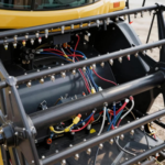 حالة أسلاك أسلاك المعدات الزراعية في حصادات الآلات الزراعية