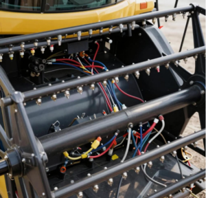 حالة أسلاك أسلاك المعدات الزراعية في حصادات الآلات الزراعية