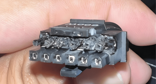 تشوه الموصل وذوبانه بسبب الحرارة